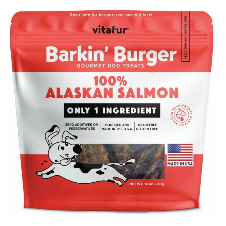 vitafur バーキンバーガー アラスカ産サーモン 454g 愛犬用