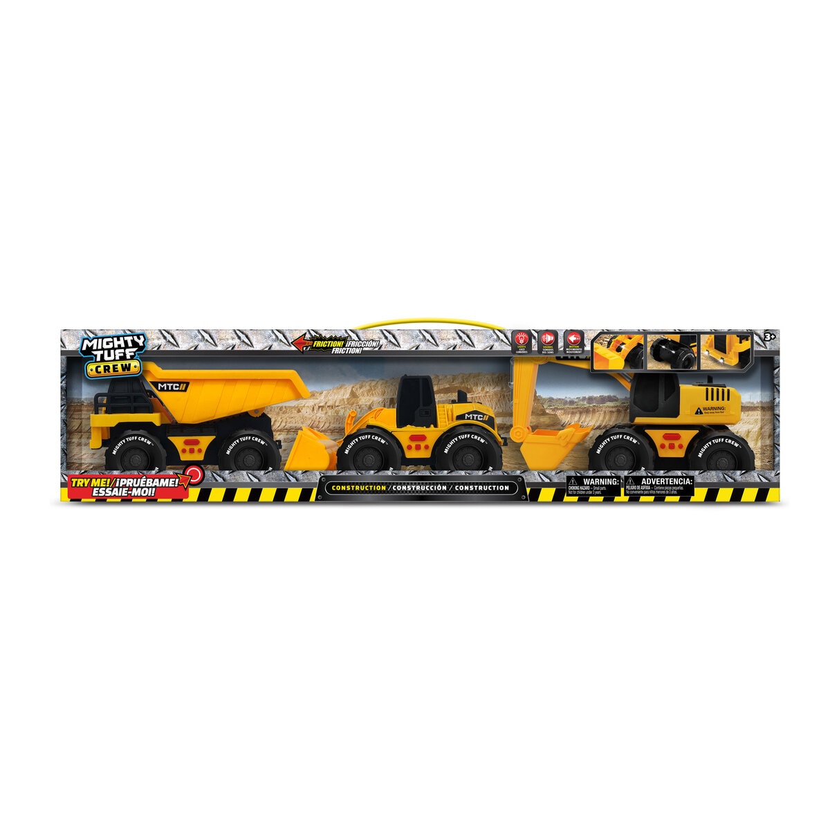はたらくくるま3台セット ライト & サウンド付き