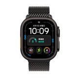 Apple Watch Ultra 4 GPS+Cellular 49mmブラックチタニウムケースとブラックチタニウムミラネーゼループ - S