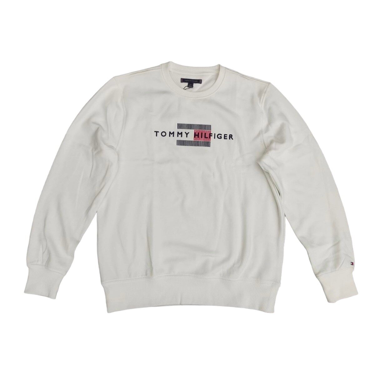 トミーヒルフィガー メンズ スウェットシャツ ホワイト XL
