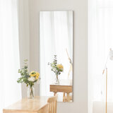 7Life 立て掛けミラー 割れない 鏡 120 x 40cm ホワイト