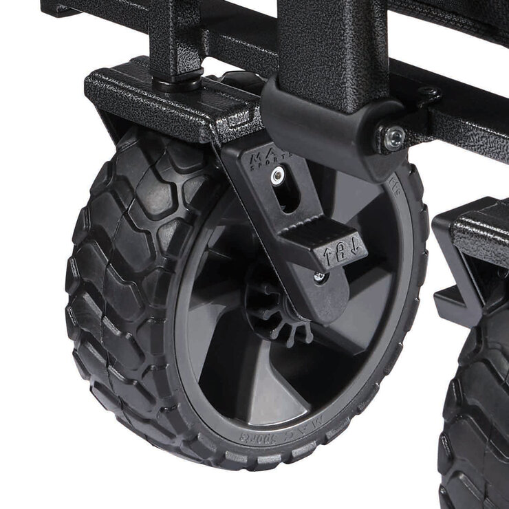 マックスポーツ 折り畳みワゴンXL　ブラック/グレー