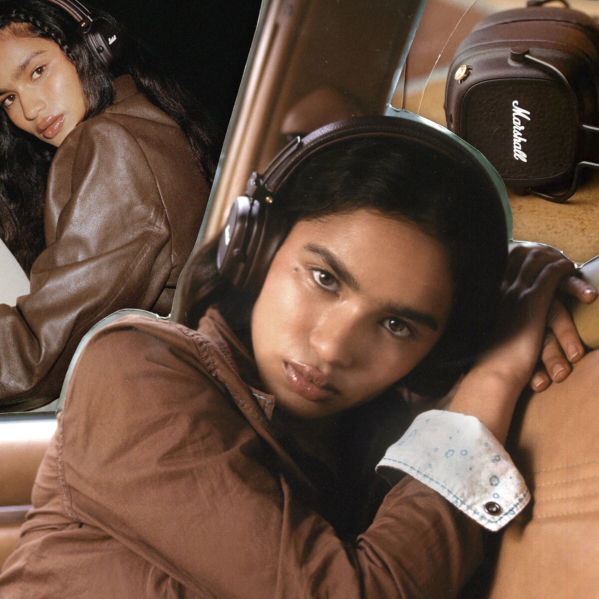 マーシャル MAJOR V ワイヤレスヘッドフォン ブラウン | Costco Japan