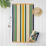 大判ビーチタオル 101cm x 182cm ミラーストライプ