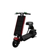 AGAO ソーラー式電動スクーター レッド