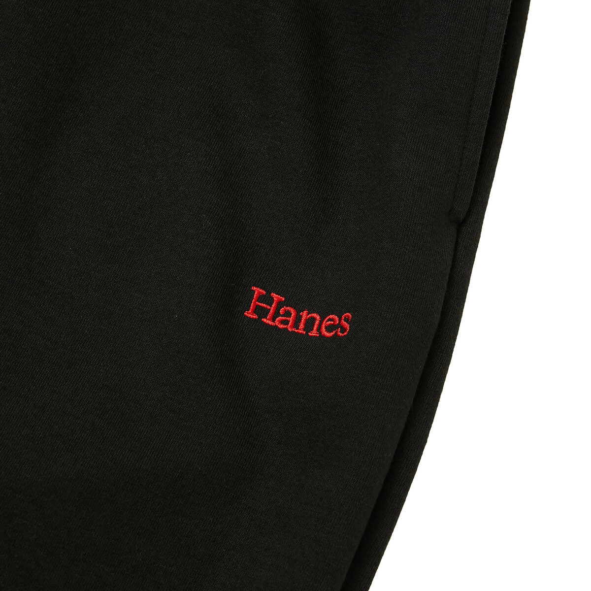 ヘインズ メンズ ニット パンツ ブラック M