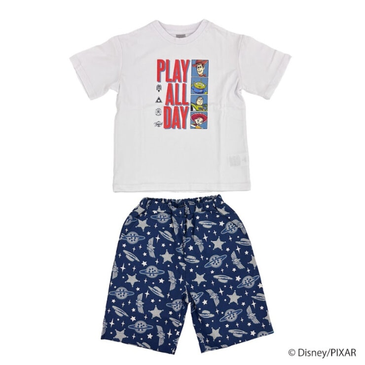 キャラクター キッズ Tシャツ アンド ショーツ 2枚セット / トイ・ストーリー 120cm キャラクター キッズ Tシャツ アンド ショーツ 2枚セット / トイ・ストーリー 120cm