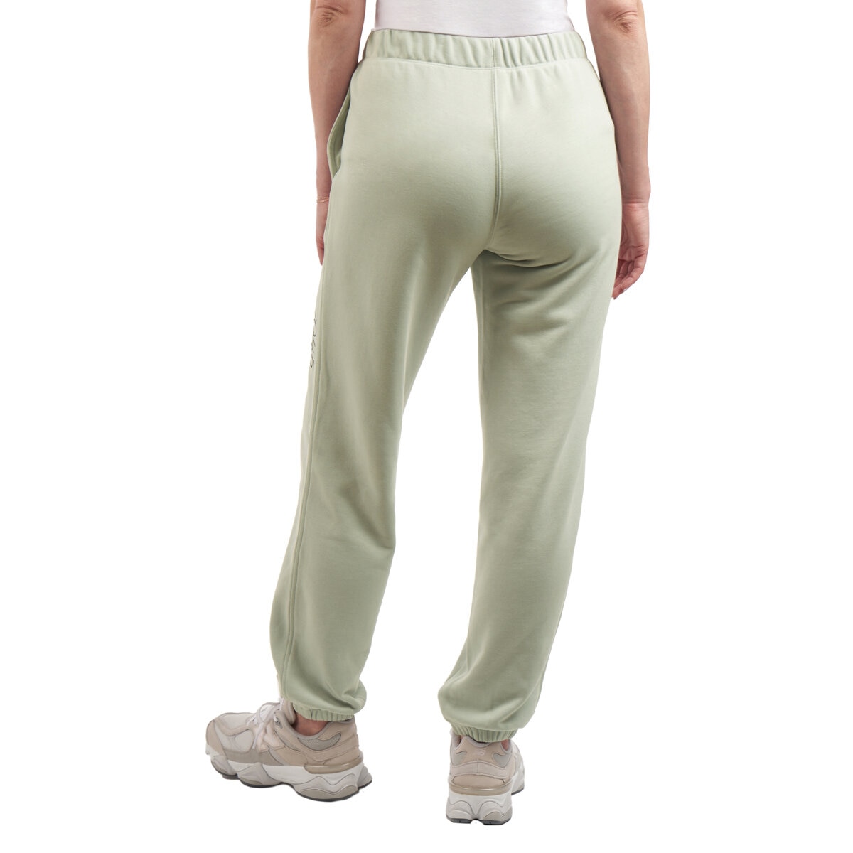 エル レディース ロゴ ジョガー ライトブルーグレー M