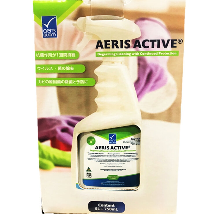 Aeris Active 除菌スプレー 5L + 750ml Aeris Active 除菌スプレー 5L + 750ml