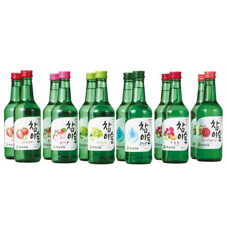 チャミスル 6種 アソート 360 mlx 12本 セット チャミスル 6種 アソート 360 mlx 12本 セット