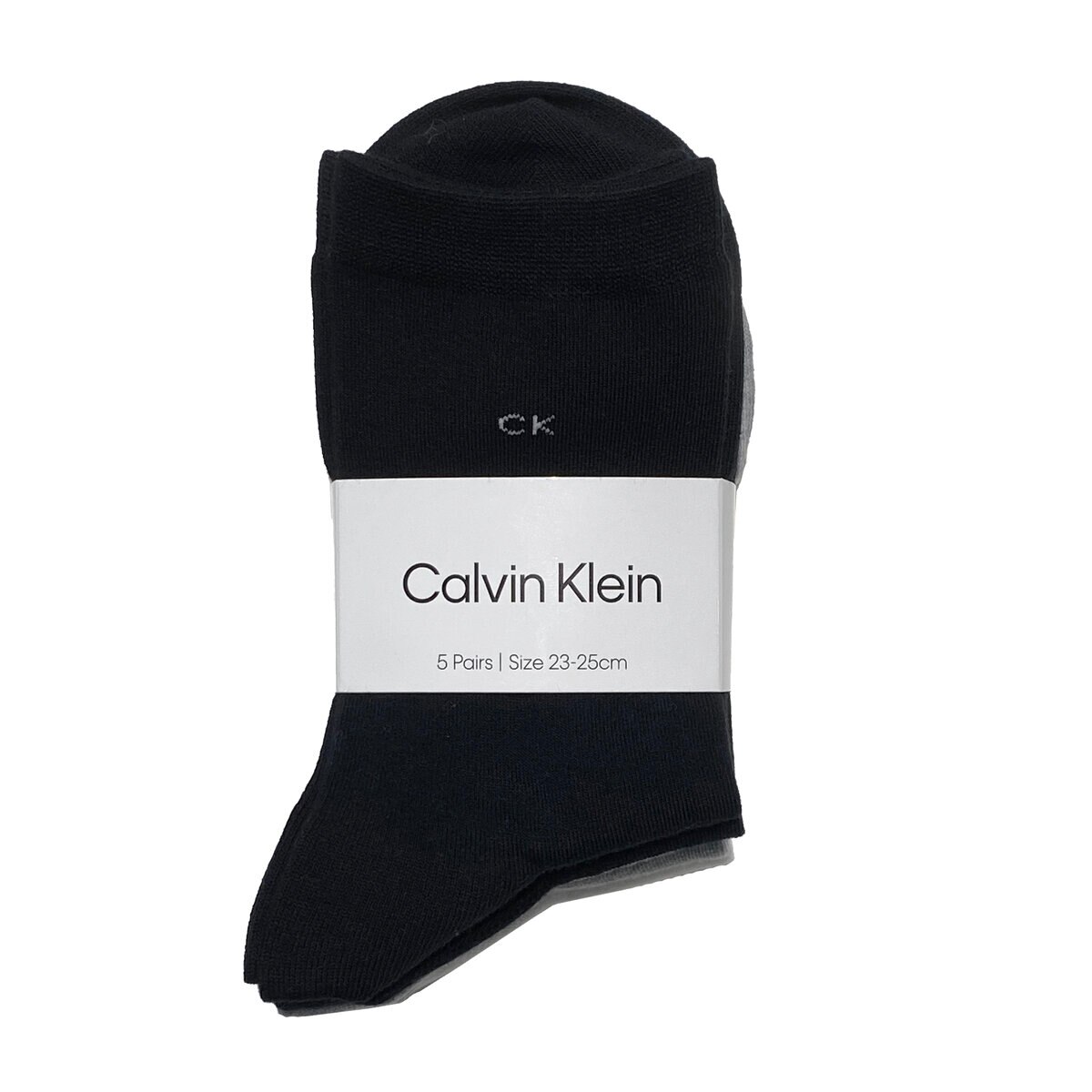 カルバンクライン ウィメンズ クルー ソックス 5足組