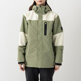 オーシャンパシフィック レディース スノージャケット クリーム / カーキ S