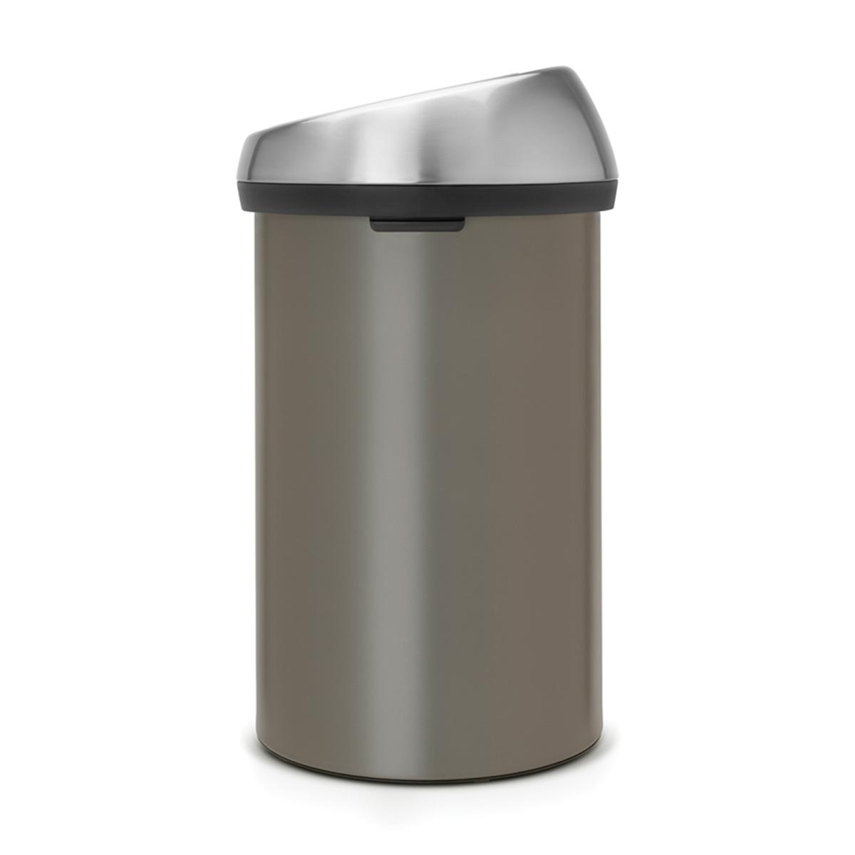 ブラバンシア タッチビン 60L  タッチ式ごみ箱 プラチナム  402463