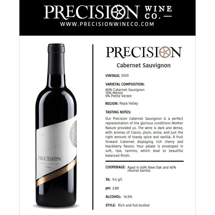 プレシジョン カベルネソーヴィニヨン ナパヴァレー 750ml