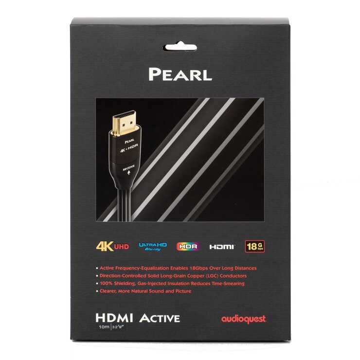 Audioquest Pearl HDMIケーブル 10m 18Gbps 8K/30fps Audioquest Pearl HDMIケーブル 10m 18Gbps 8K/30fps