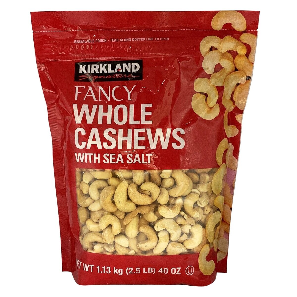 カークランドシグネチャー カシューナッツ シーソルト 1.13kg | Costco Japan