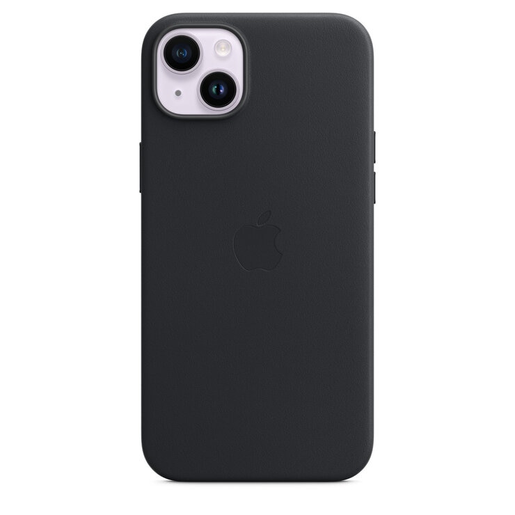 Magsafe対応 iPhone 14 Plus レザー ケース ミッドナイト Magsafe対応 iPhone 14 Plus レザー ケース ミッドナイト