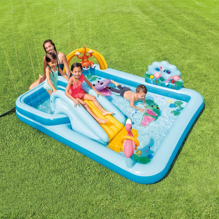 INTEX プール　コストコ　ジャングルアドベンチャー　滑り台 138772889567262.jpg