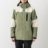 オーシャンパシフィック レディース スノージャケット クリーム / カーキ M