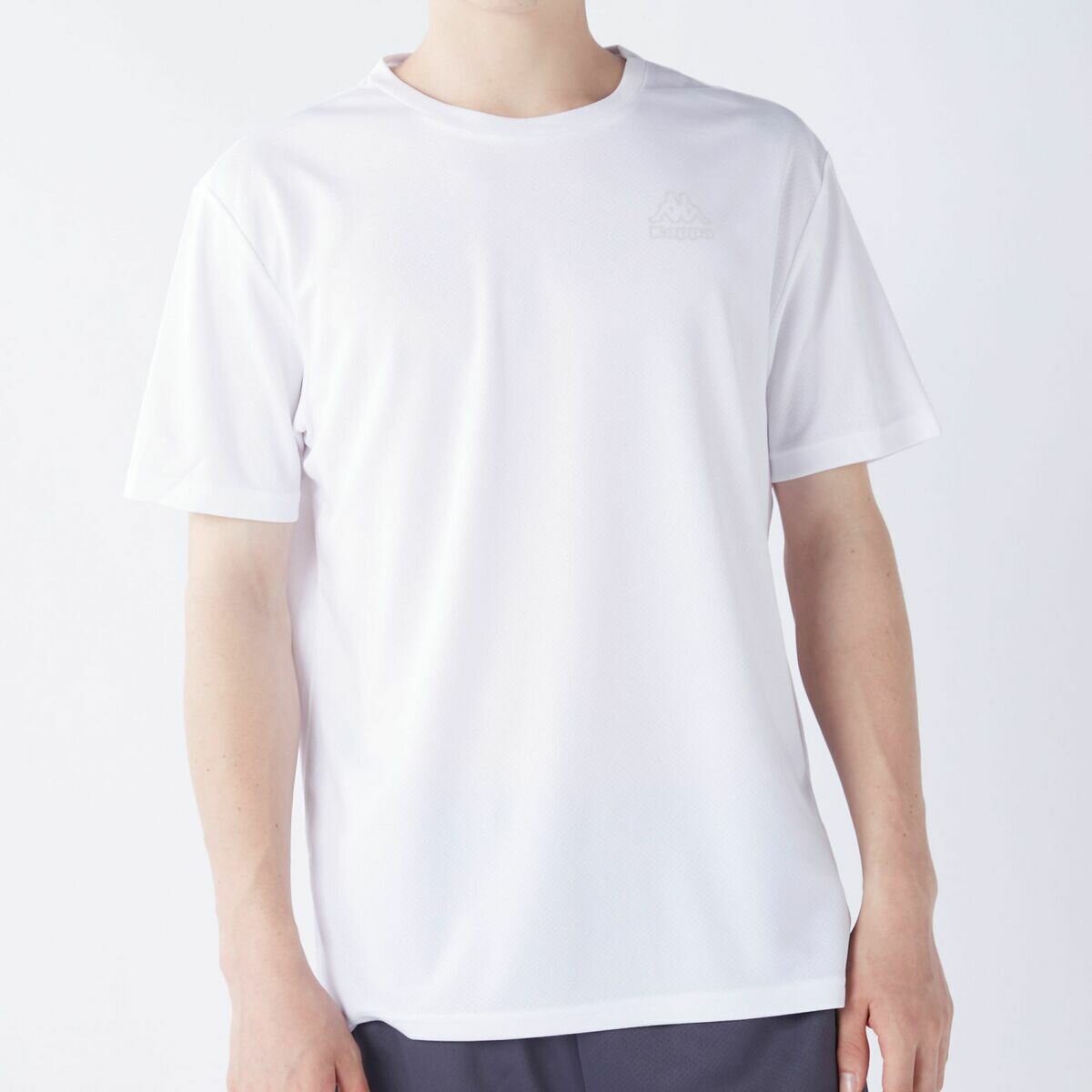 カッパ メンズ 半袖Tシャツ / ホワイト / L