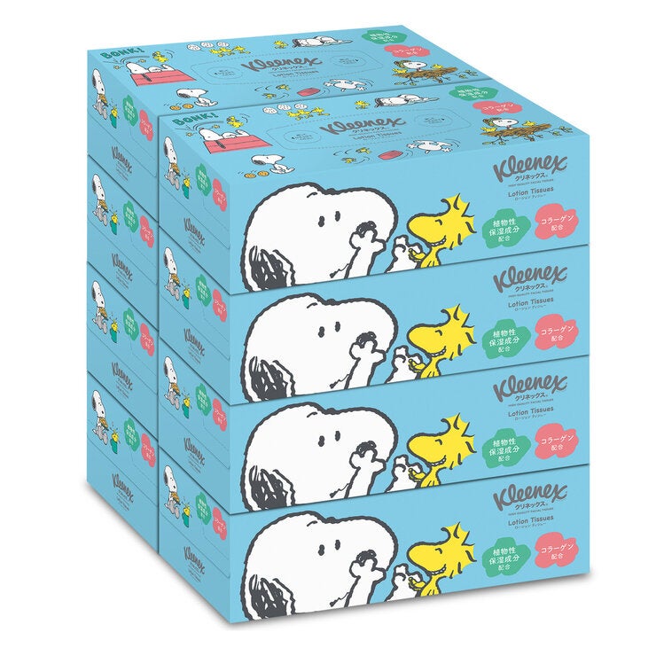 クリネックス ローションティッシュ スヌーピー 180組 8箱 | Costco Japan