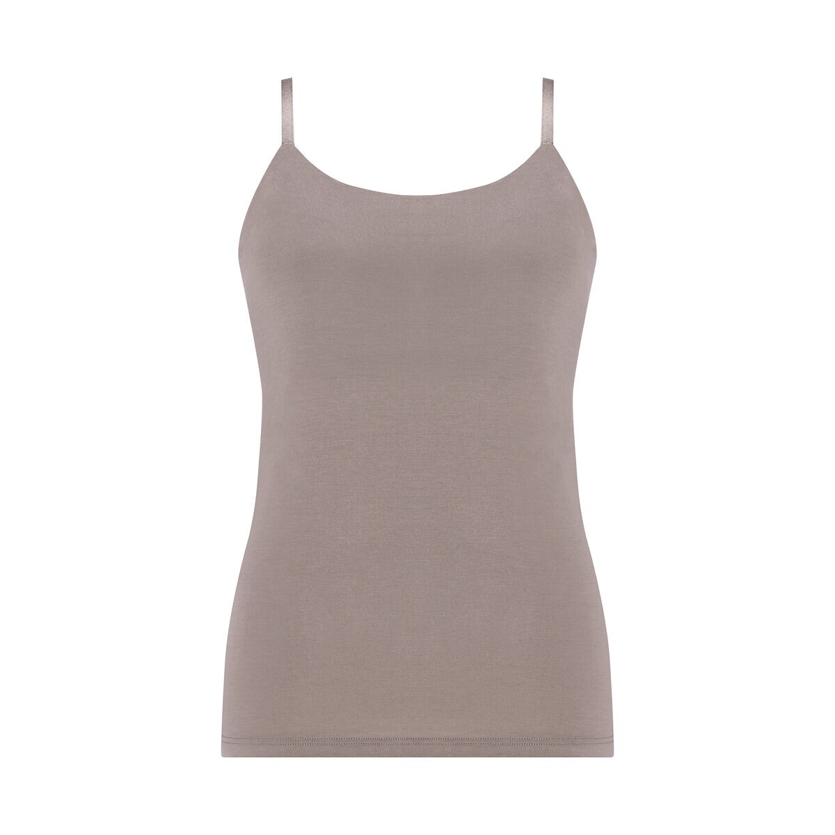 トリンプ・インターナショナル・ジャパン ブラ付き キャミソール モカ/ブラック L