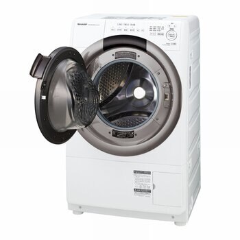 シャープ ドラム式洗濯機 7kg 乾燥 3.5kg 左開き ES-S7H-CL