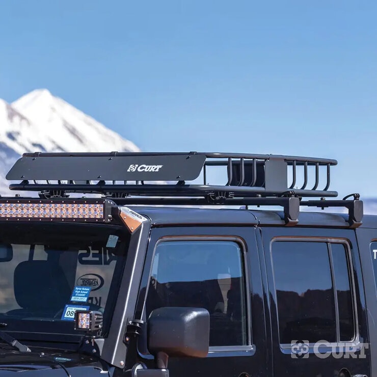 CURT ルーフラック 18115 (長さ1110mm×横幅990mm×高さ155mm)