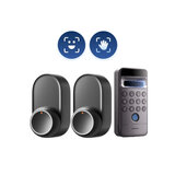 スイッチボットロックUltra＆顔認証パッドProツインロックセット ブラック W5600002B-W7300502