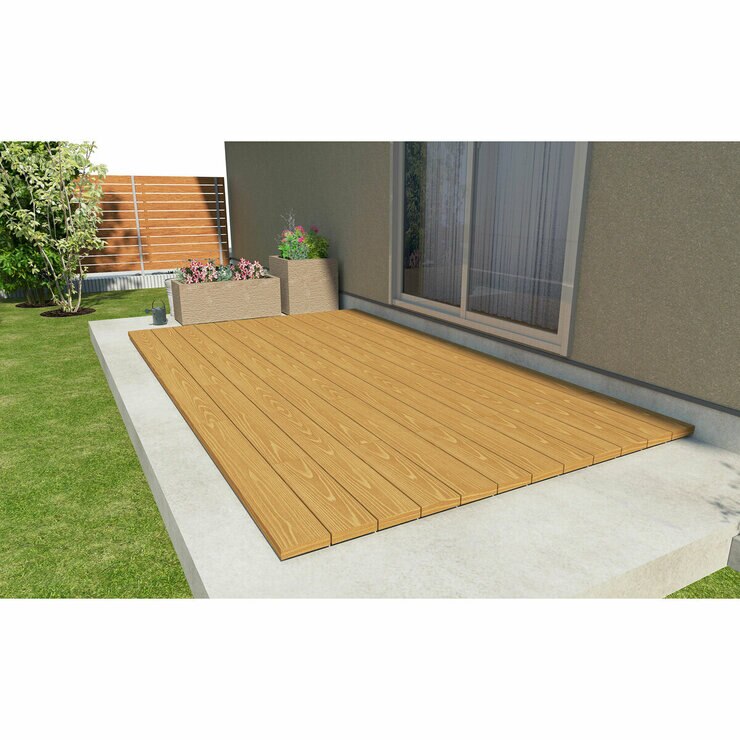 MINO　彩木デッキグラウンドGD　W2000xD900xH54mm ブラックチェリー BC