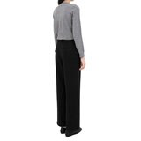 ボニスパックス レディース ワイドパンツ ブラック M