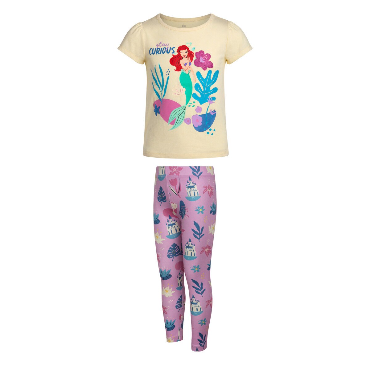 キャラクター キッズ Tシャツ＆パンツセット 4枚組 プリンセス 3T