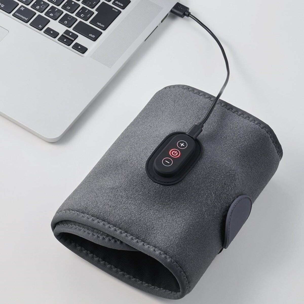 QUADS 充電式ふくらはぎケア あしかる 2個セット QS555 グレー