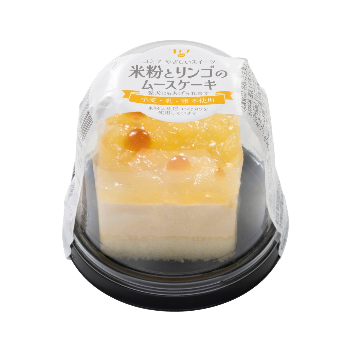 コミフやさしいスイーツ 米粉とリンゴのムースケーキセット 4個