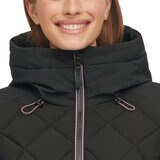 トミーヒルフィガー レディース キルトジャケット ブラック XL