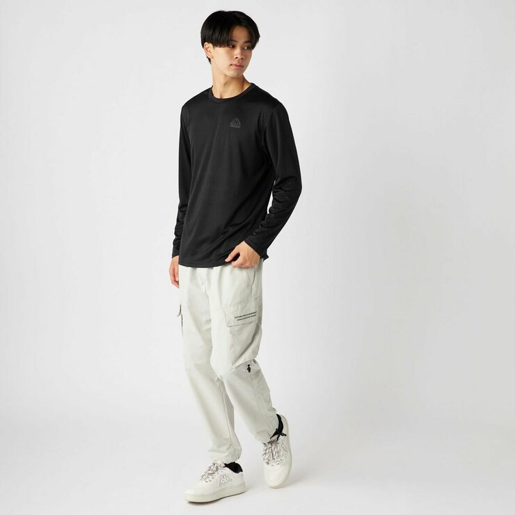 カッパ メンズ 長袖Tシャツ / ブラック / M