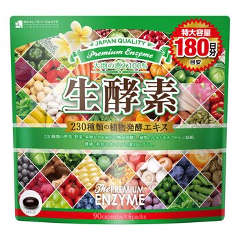 生酵素 サプリメント 90 粒 x 4 袋 生酵素 サプリメント 90 粒 x 4 袋