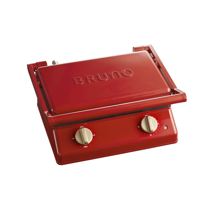 ブルーノ グリルサンドメーカーダブル BOE084-RD ブルーノ グリルサンドメーカーダブル BOE084-RD