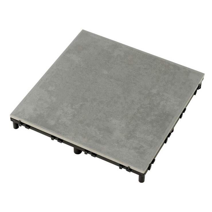 タカショー敷くだけタイル磁器 ９枚組 JBG-BCDG/9S ダークグレー
