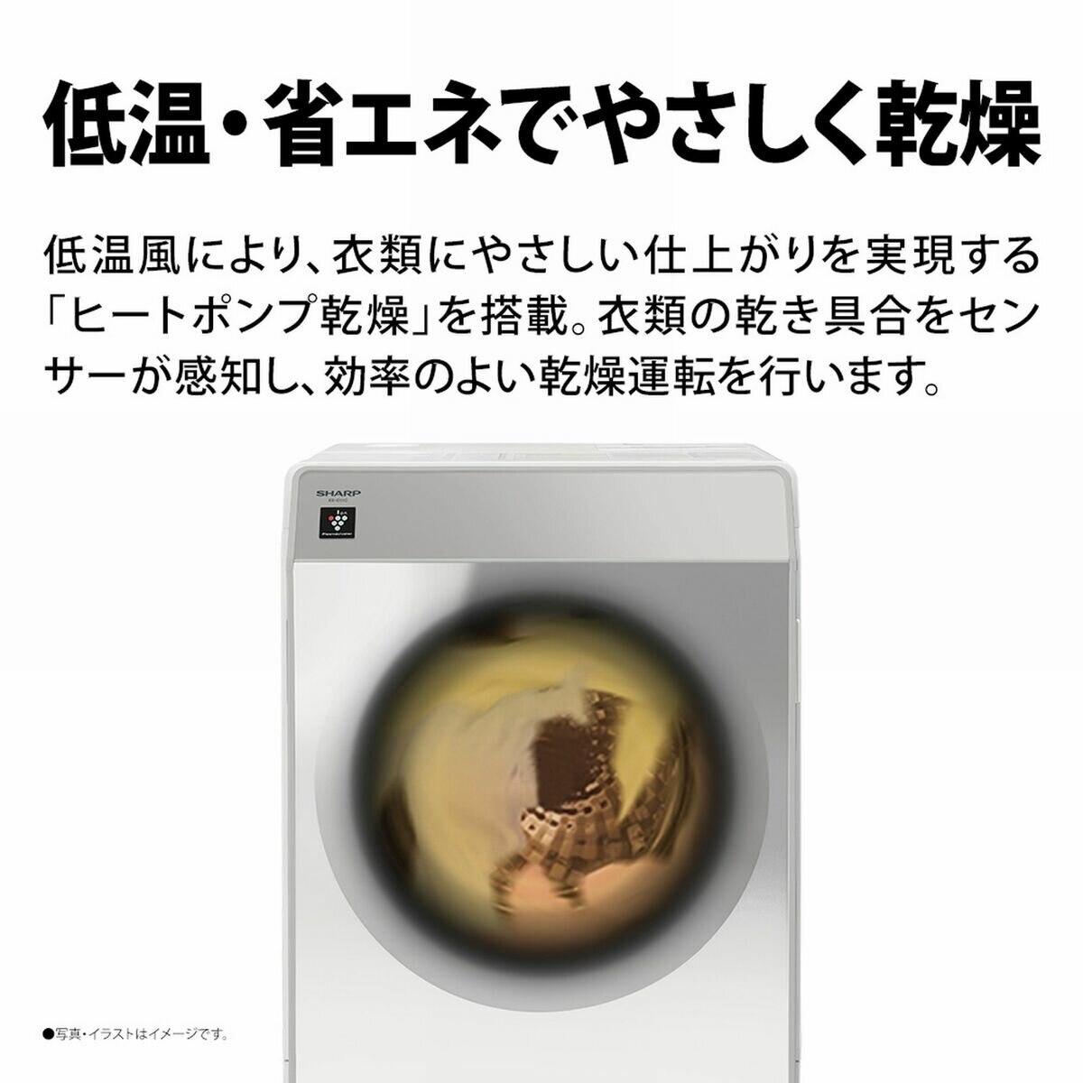 シャープドラム式洗濯機 洗濯 11kg 乾燥 6kg 右開き