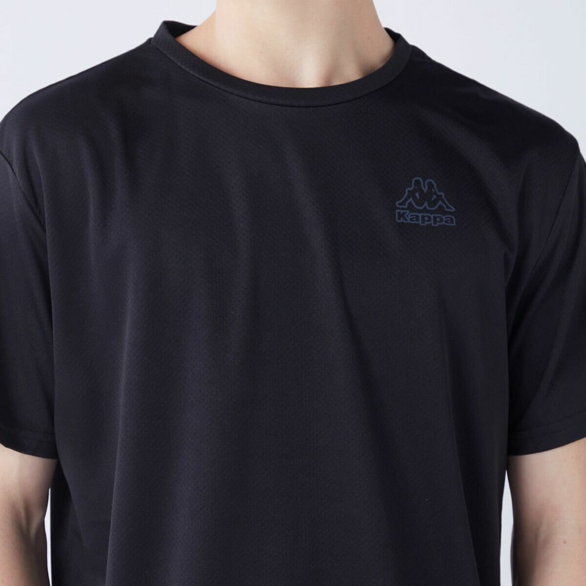 カッパ メンズ 半袖Tシャツ / ブラック / L