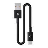 Beats USB-A - USB-C 編み込み式充電ショートケーブル (20cm) ボルトブラック