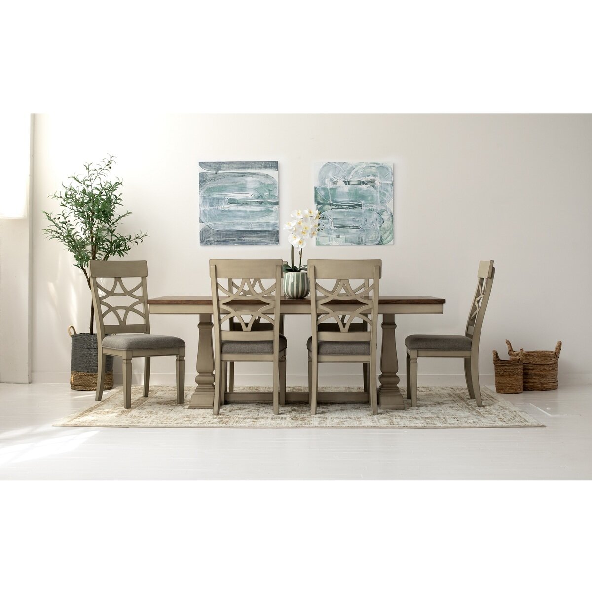 Quinn ダイニングテーブル 7点セット Costco Japan