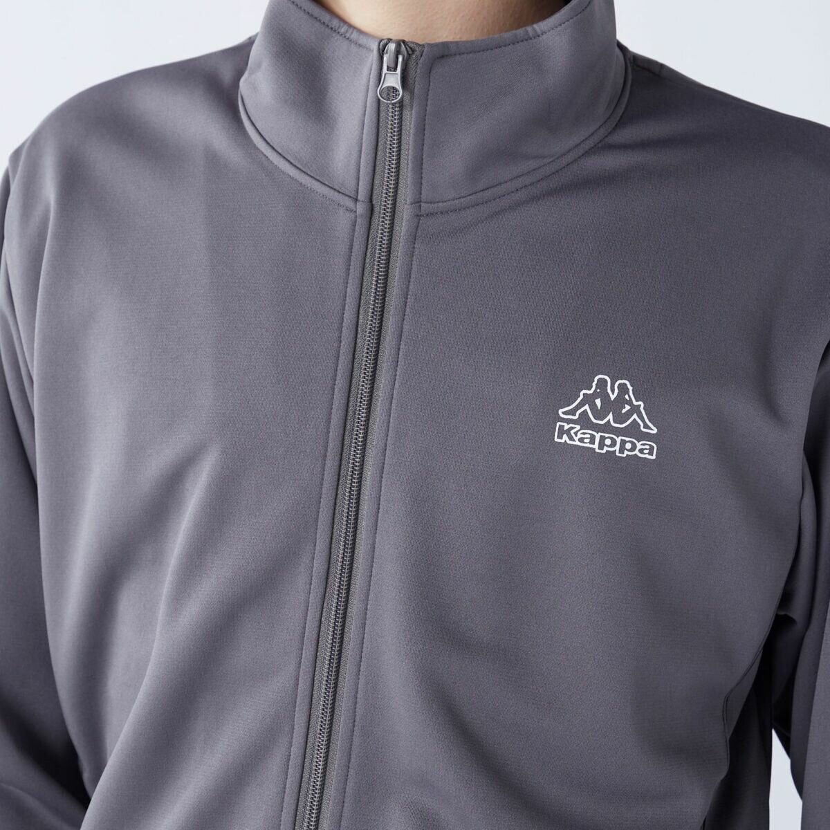 カッパ メンズ フルジップ ジャケット / グレー / LL