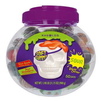 RAGOLDS スカル ソフトグミ 50個