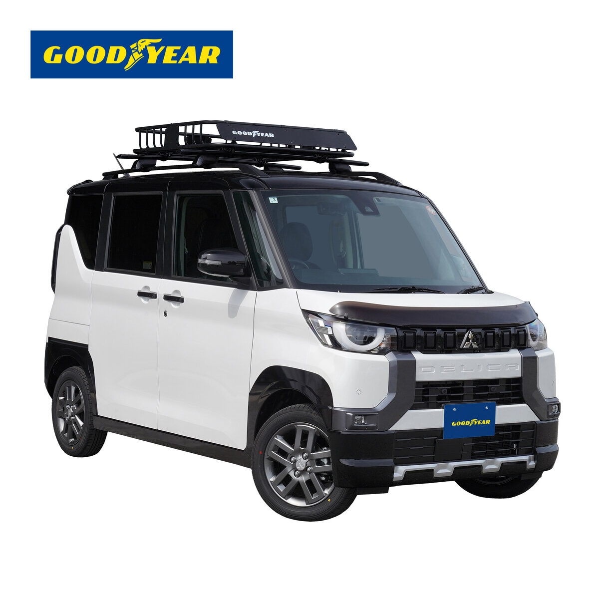 グッドイヤー ルーフラック ROAD PRO 長約111cm x 幅約99cm x 高約15.8cm