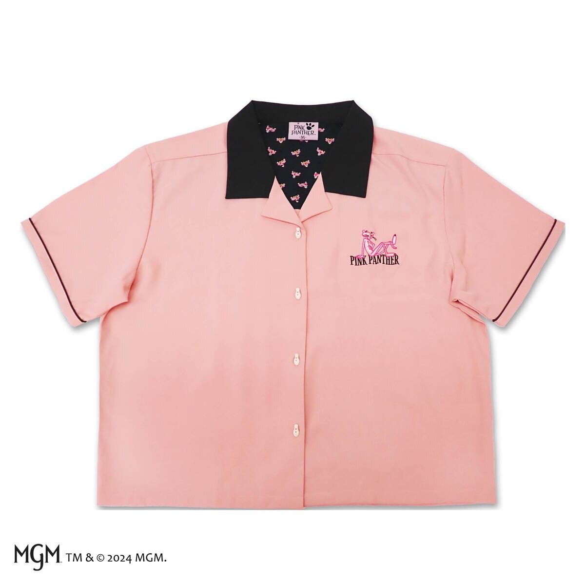ピンクパンサー レディース ボウリングシャツ