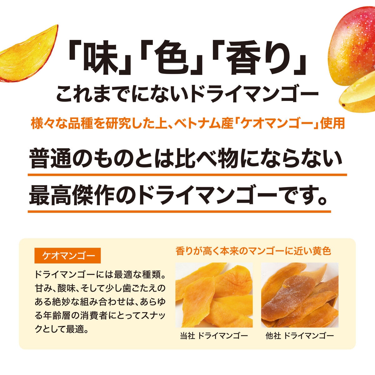 博士のドライマンゴー 480g