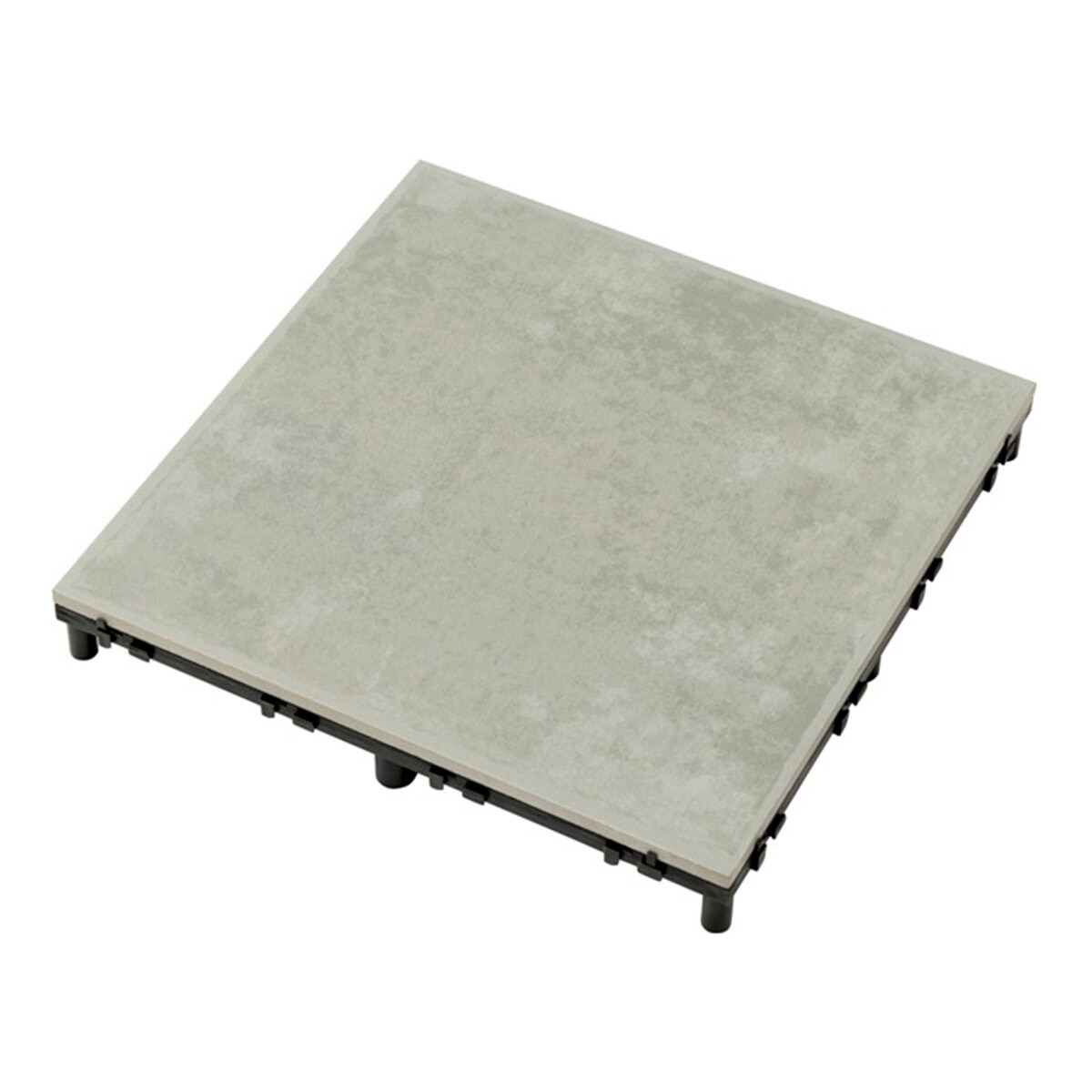 タカショー敷くだけタイル磁器 ９枚組 JBG-BCLG/9S ライトグレー