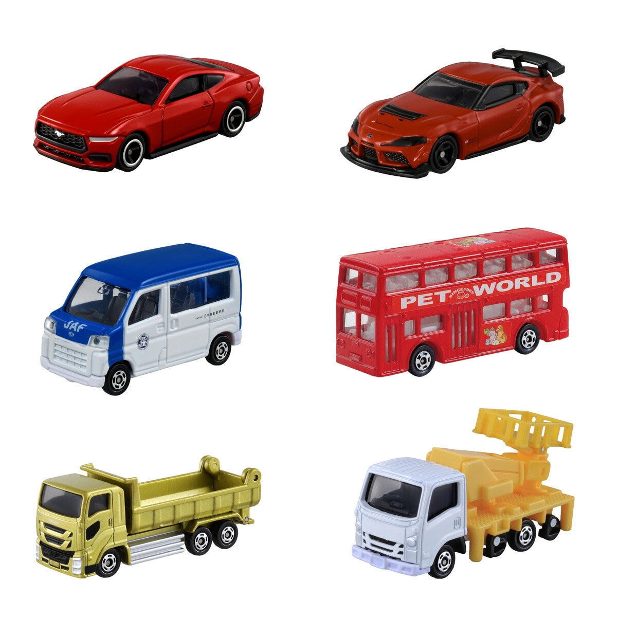 トミカで大満足、お楽しみ16個セット